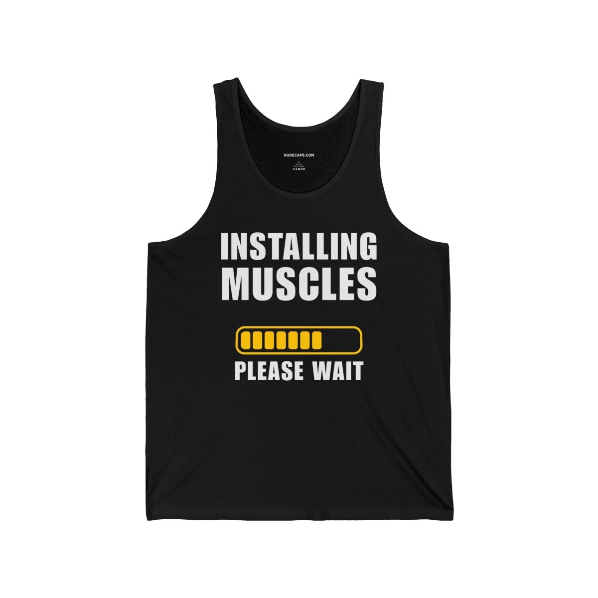 Tank Top 'Installing Muscles - Please Wait' - RUDECAPS