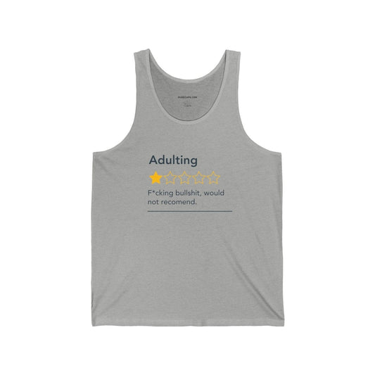 Tank Top 'Adulting - Fucking Bullshit, Would Not Recommend' - RUDECAPS