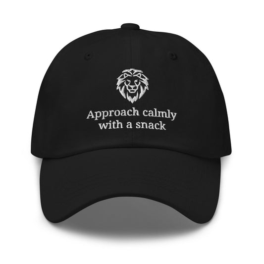 Dad Hat 'Approach Calmly With A Snack' - RUDECAPS