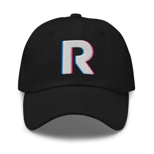 Dad Hat 'R Logo (Front) + Too Close (Back)' - RUDECAPS