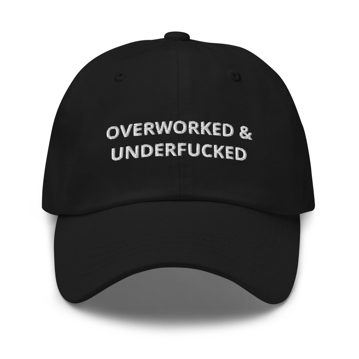 Dad Hat 'Overworked & Underfucked' - RUDECAPS