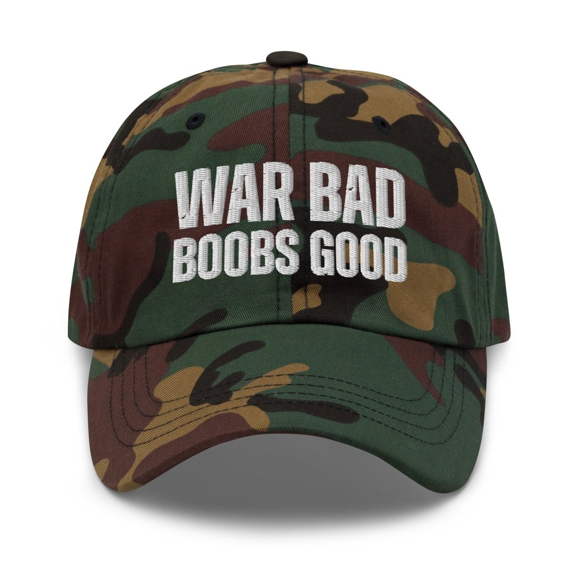 Dad Hat 'War Bad Boobs Good' - RUDECAPS