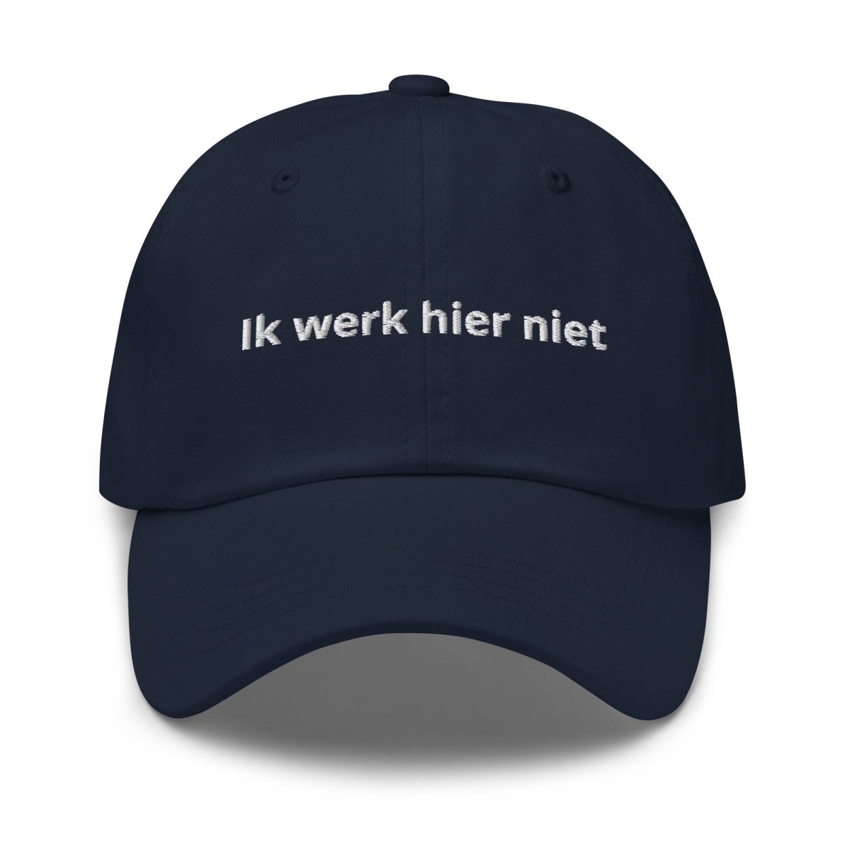 Dad Hat 'Ik Werk Hier Niet' - RUDECAPS