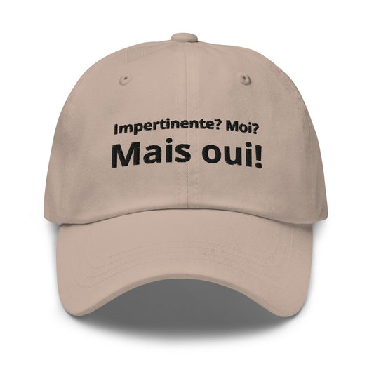 Dad Hat 'Impertinente? Moi? Mais Oui!' - RUDECAPS