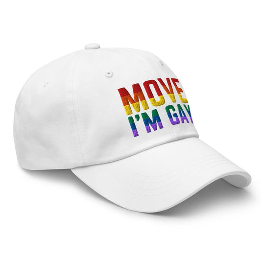 Dad Hat 'Move I'm Gay'' - RUDECAPS