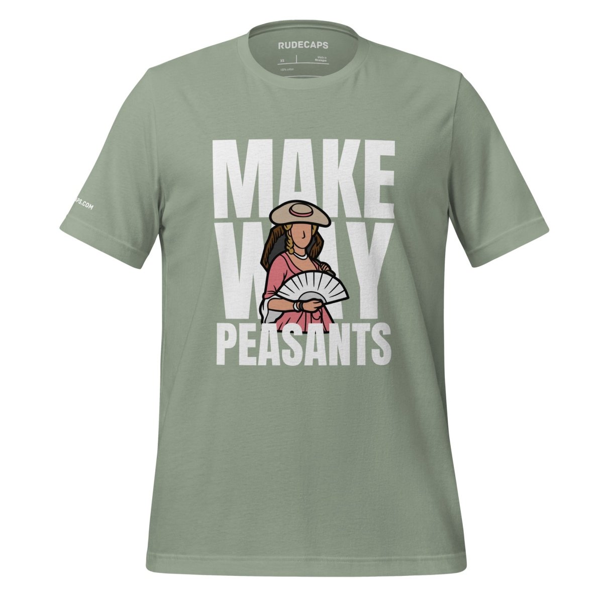 Ladies T-Shirt 'Make Way Peasants' - RUDECAPS