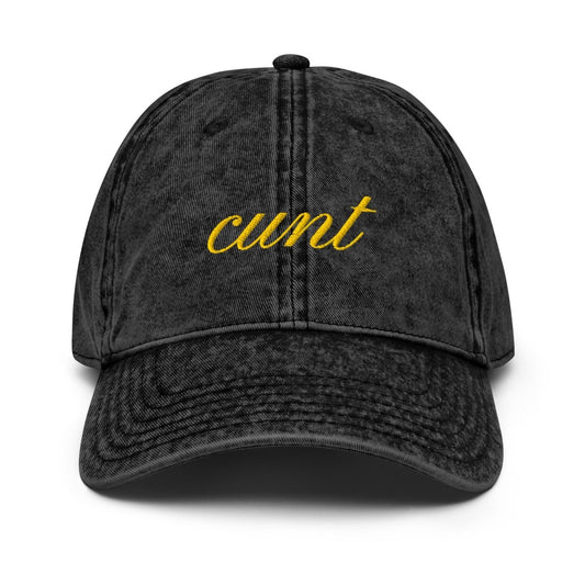 Vintage Cap 'Cunt' - RUDECAPS