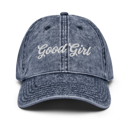 Vintage Cap 'Good Girl' - RUDECAPS