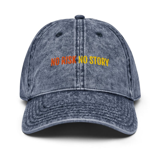 Vintage Cap 'No Risk No Story' - RUDECAPS