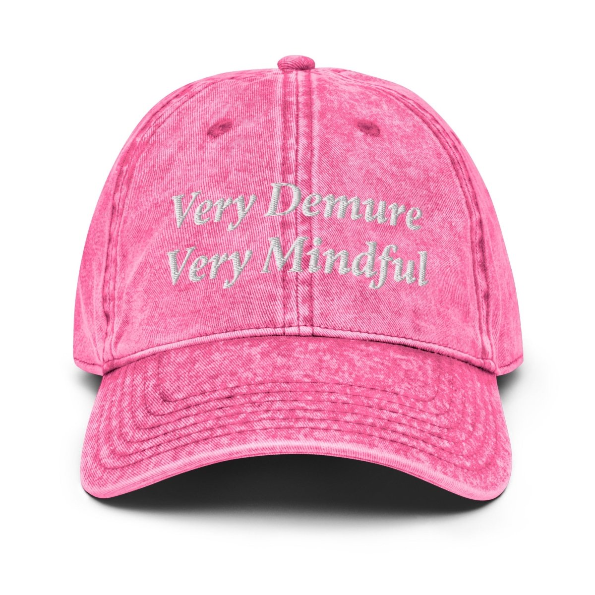 Vintage Cap 'Very Demure Very Mindful' - RUDECAPS