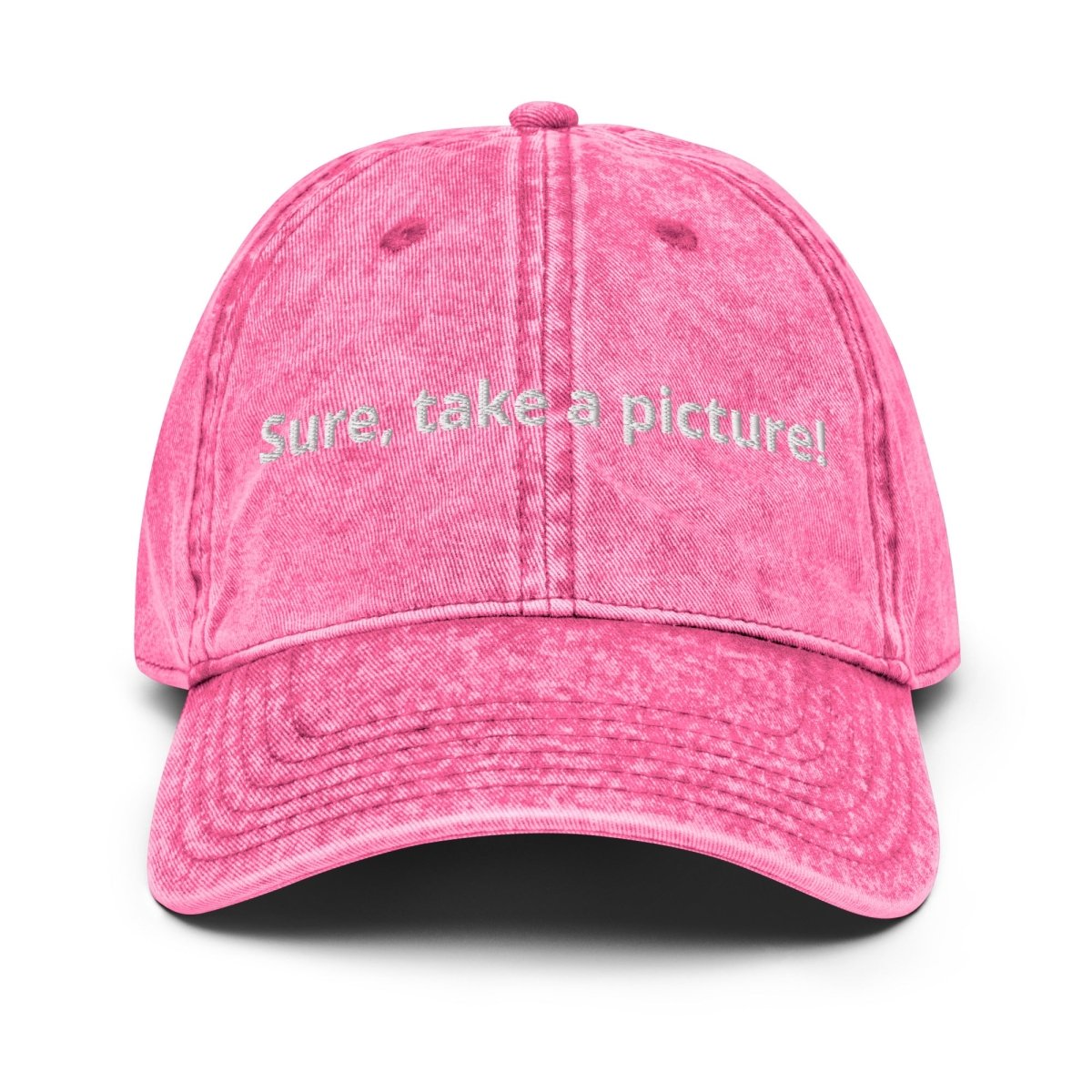 Vintage Cap 'Sure, Take A Picture!' - RUDECAPS