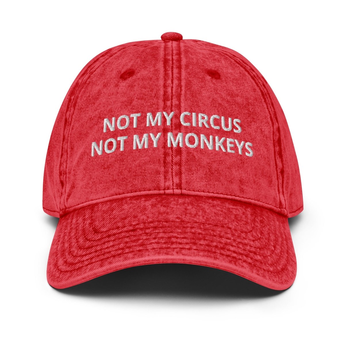 Vintage Cap 'Not My Circus Not My Monkeys' - RUDECAPS
