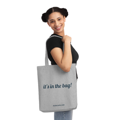Woven Tote Bag 'It's In The Bag!'