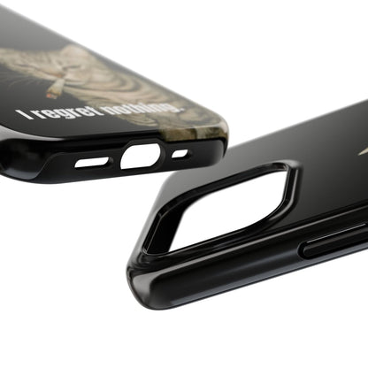 Tough Phone Case 'Smoking Cat' - RUDECAPS