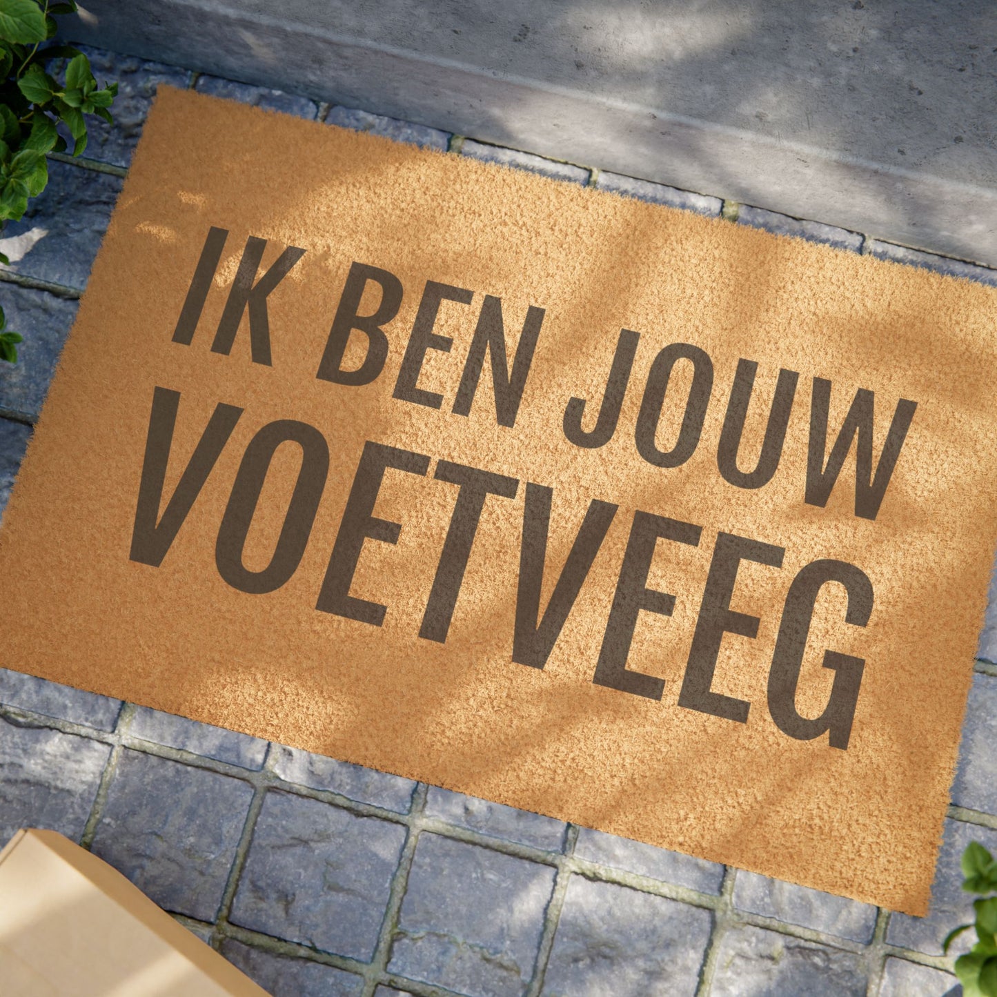 Door Mat 'Ik ben jouw voetveeg'