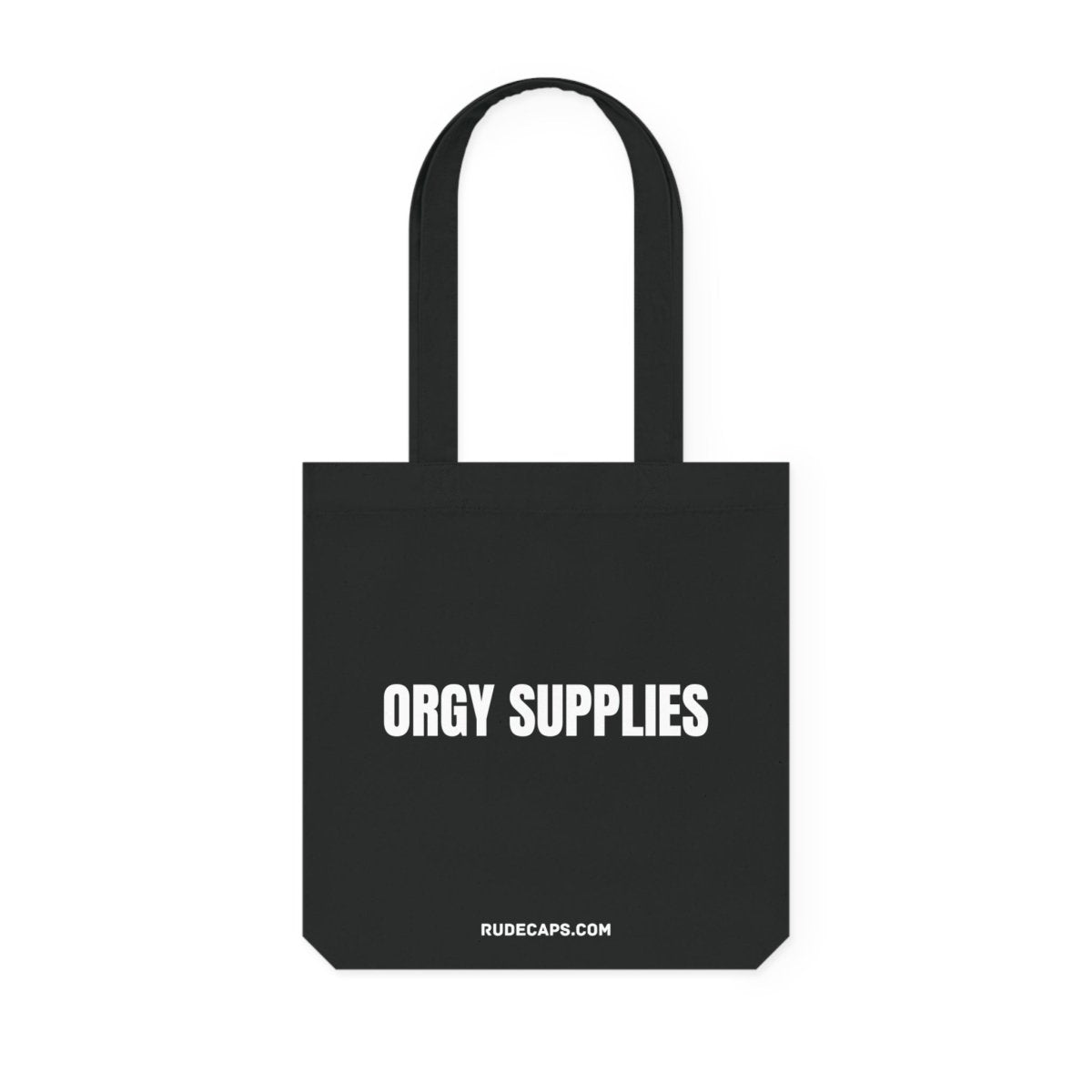 Woven Tote Bag 'Orgy Supplies' - RUDECAPS