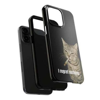 Tough Phone Case 'Smoking Cat' - RUDECAPS