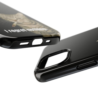 Tough Phone Case 'Smoking Cat' - RUDECAPS