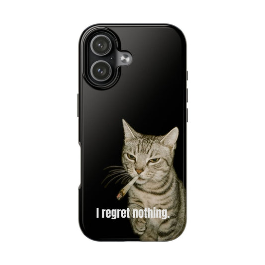 Tough Phone Case 'Smoking Cat' - RUDECAPS