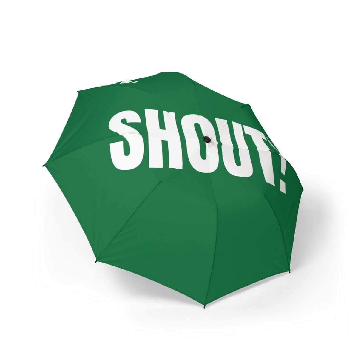 Customizable Umbrella 'SHOUT!' - Green *** - RUDECAPS