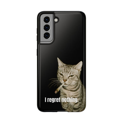 Tough Phone Case 'Smoking Cat' - RUDECAPS