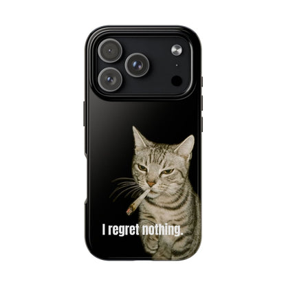 Tough Phone Case 'Smoking Cat' - RUDECAPS