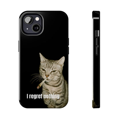 Tough Phone Case 'Smoking Cat' - RUDECAPS