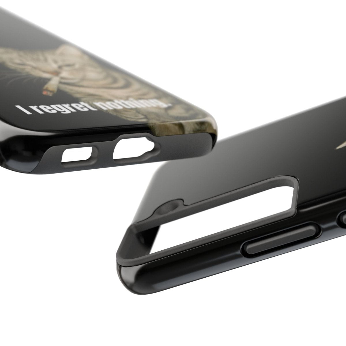 Tough Phone Case 'Smoking Cat' - RUDECAPS