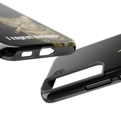 Tough Phone Case 'Smoking Cat' - RUDECAPS