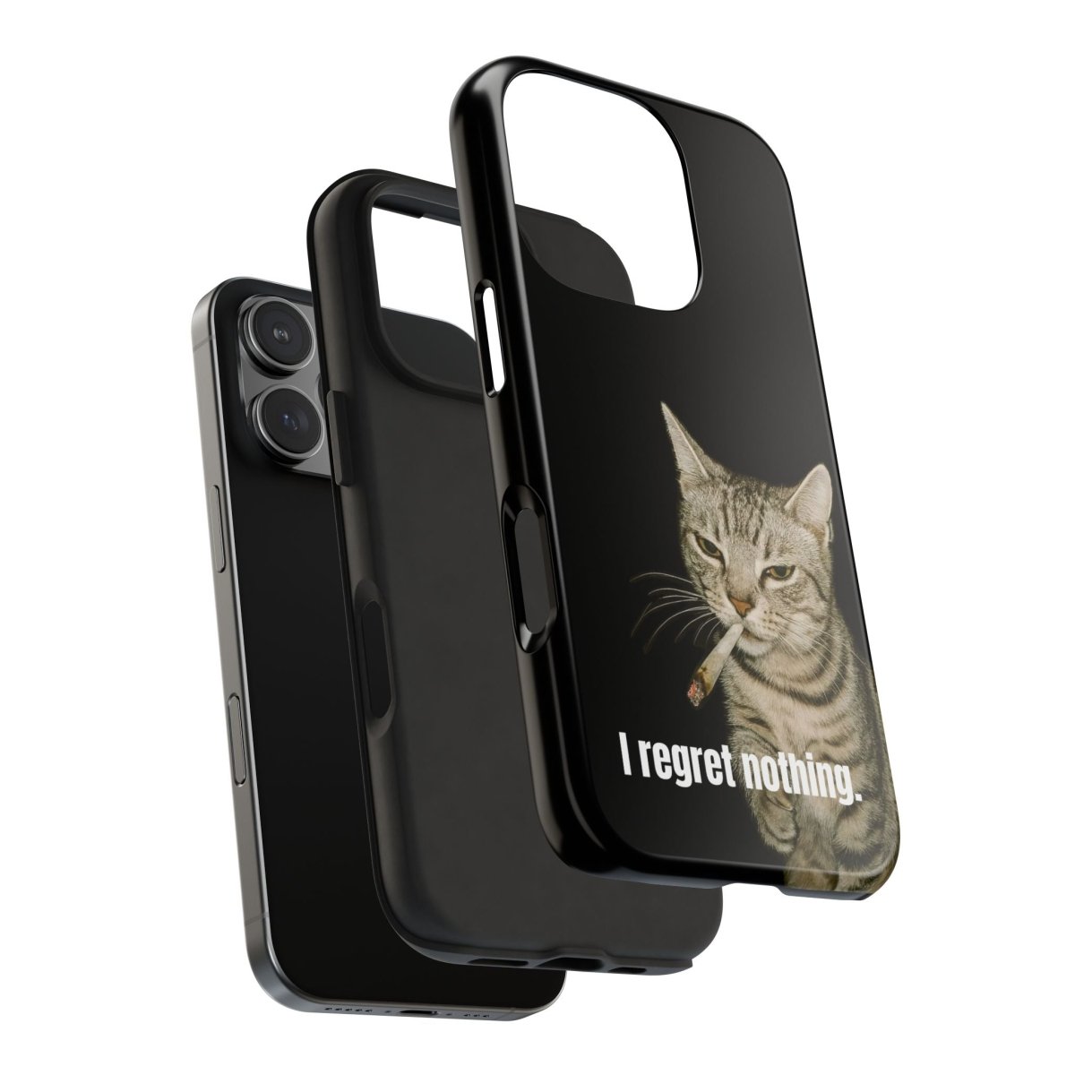 Tough Phone Case 'Smoking Cat' - RUDECAPS