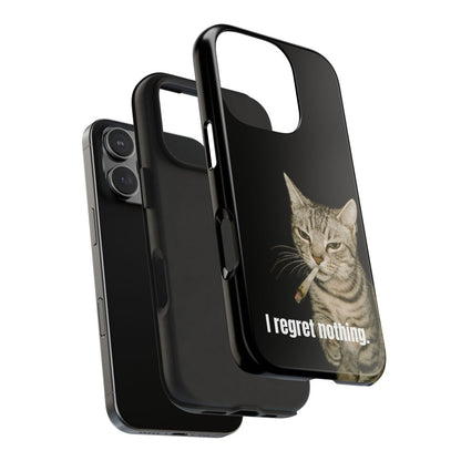 Tough Phone Case 'Smoking Cat' - RUDECAPS