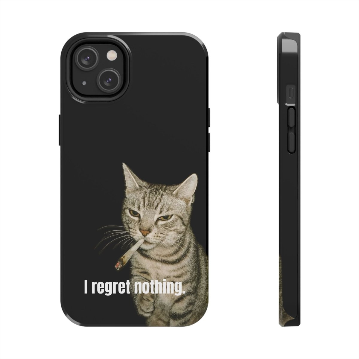 Tough Phone Case 'Smoking Cat' - RUDECAPS