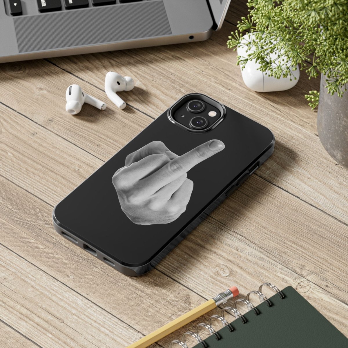 Tough Phone Case 'THE FINGER' - RUDECAPS