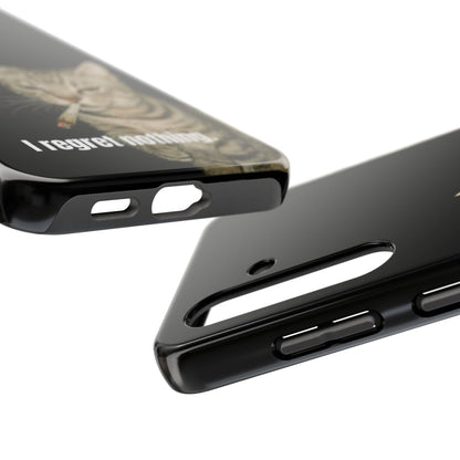 Tough Phone Case 'Smoking Cat' - RUDECAPS