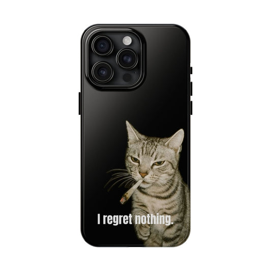 Tough Phone Case 'Smoking Cat' - RUDECAPS