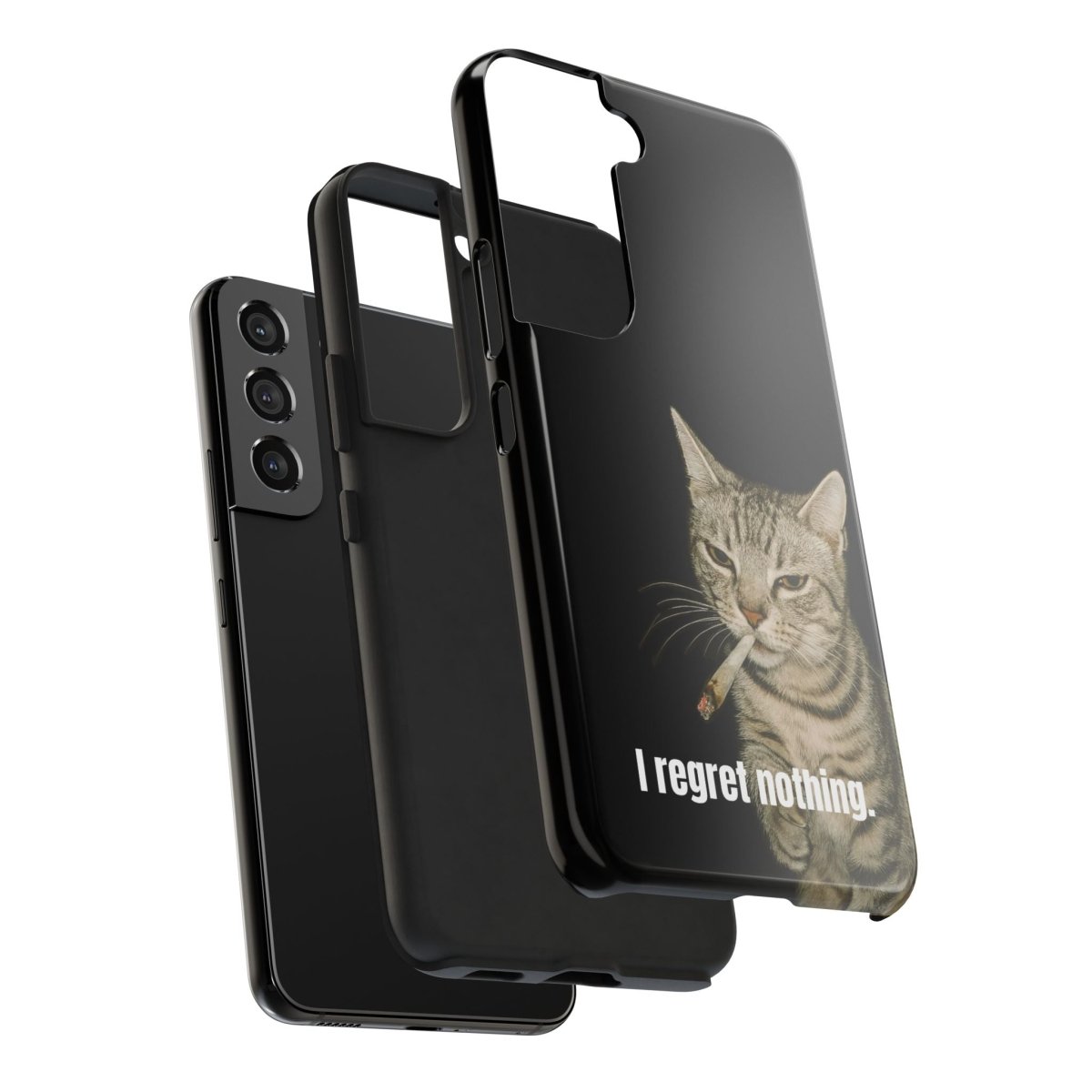 Tough Phone Case 'Smoking Cat' - RUDECAPS