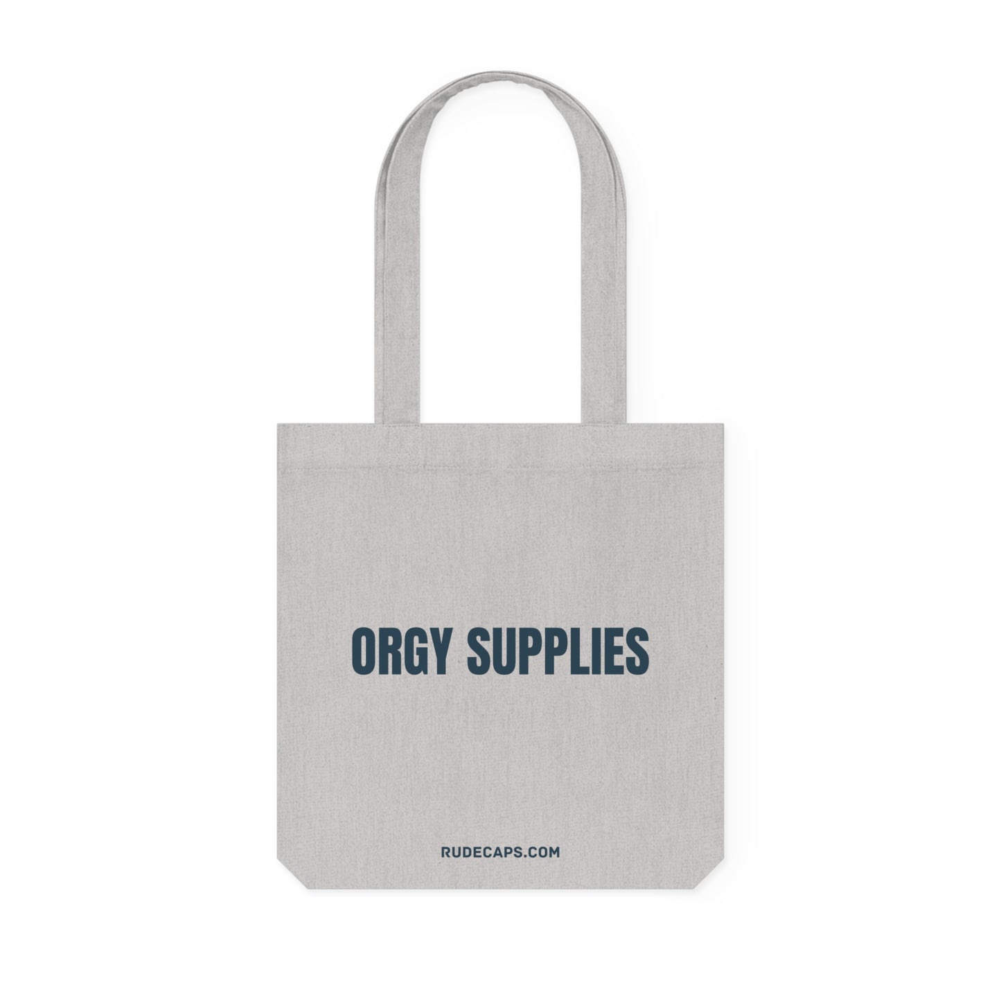 Woven Tote Bag 'Orgy Supplies'