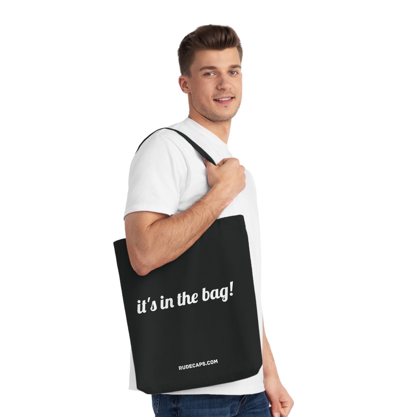 Woven Tote Bag 'It's In The Bag!'