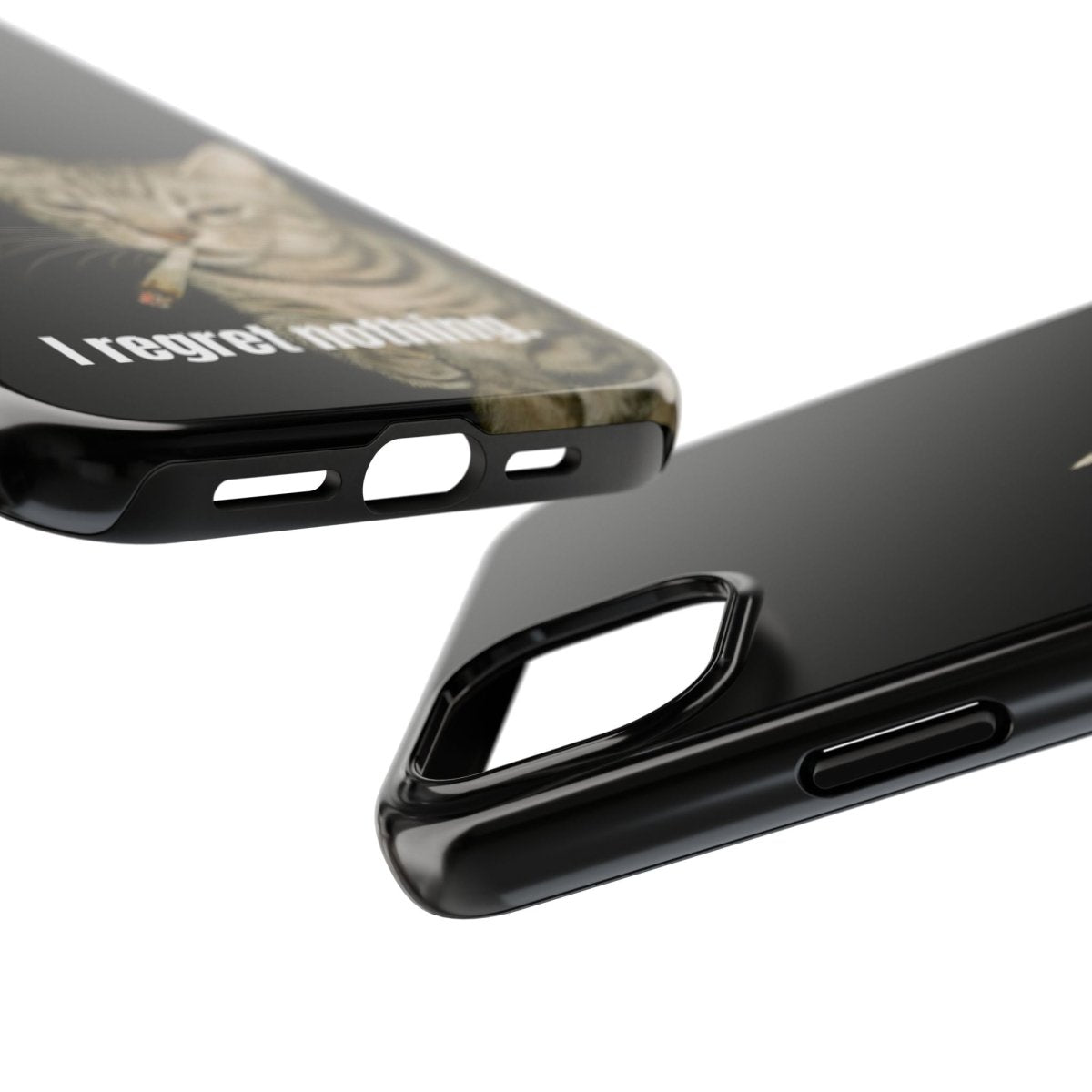 Tough Phone Case 'Smoking Cat' - RUDECAPS