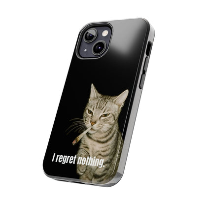 Tough Phone Case 'Smoking Cat' - RUDECAPS