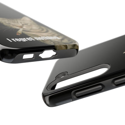 Tough Phone Case 'Smoking Cat' - RUDECAPS