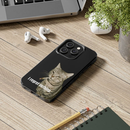 Tough Phone Case 'Smoking Cat' - RUDECAPS