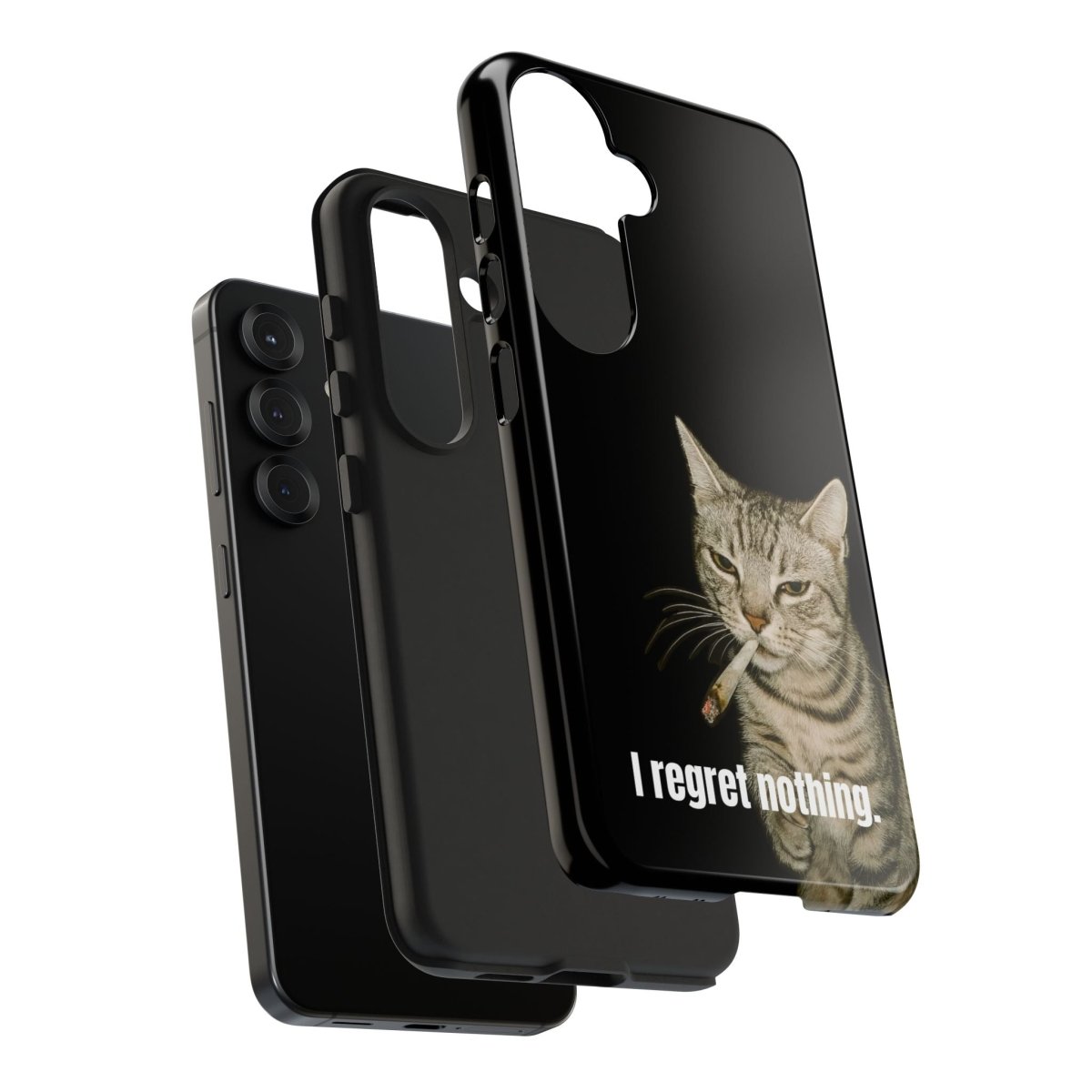Tough Phone Case 'Smoking Cat' - RUDECAPS