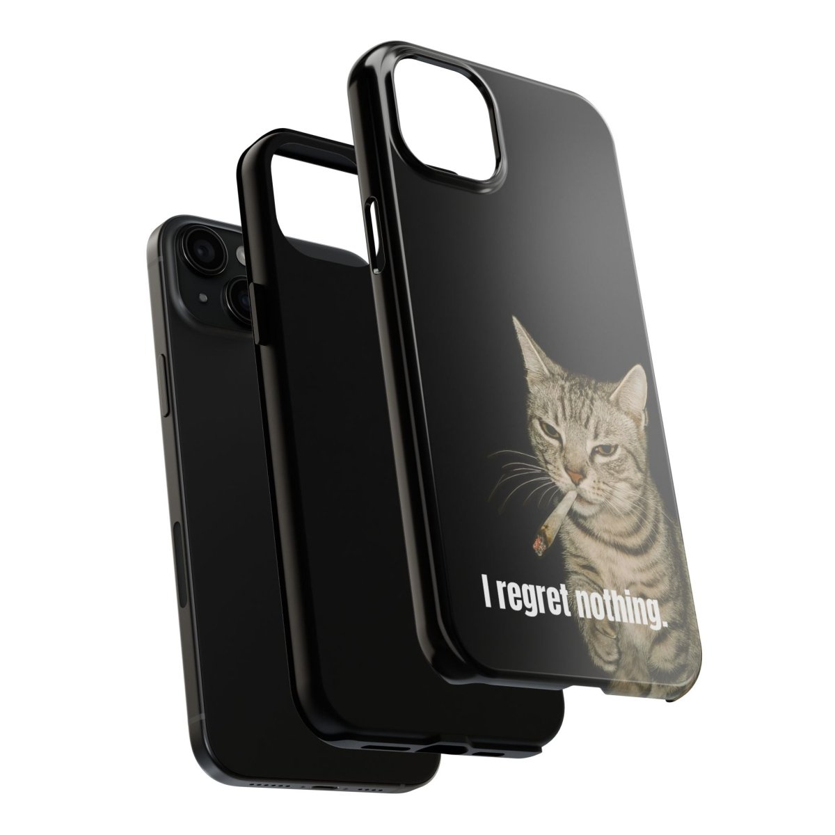 Tough Phone Case 'Smoking Cat' - RUDECAPS