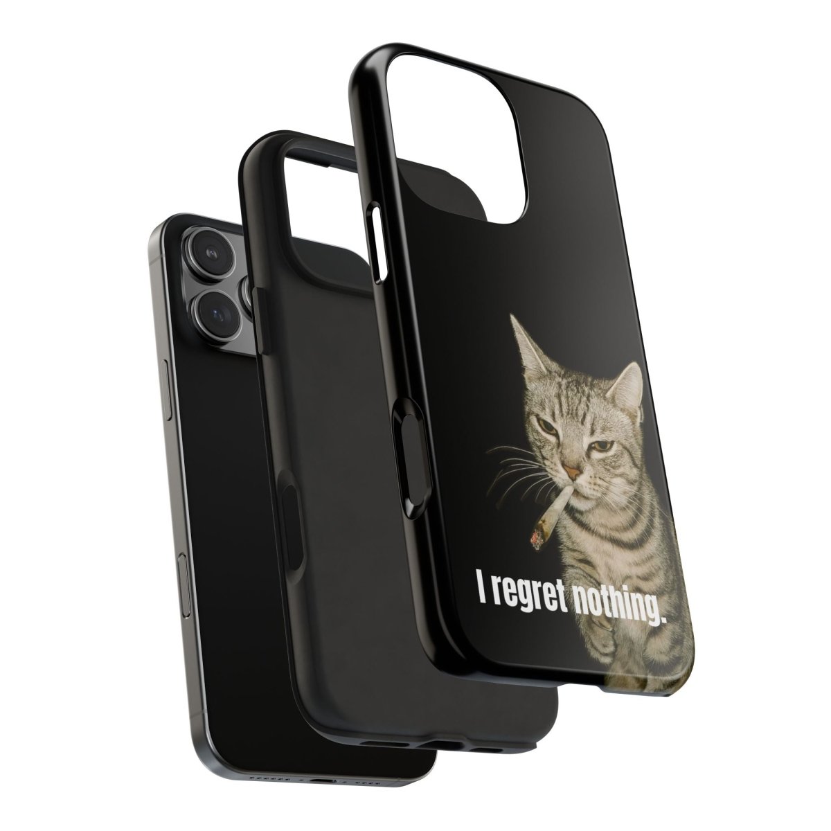 Tough Phone Case 'Smoking Cat' - RUDECAPS
