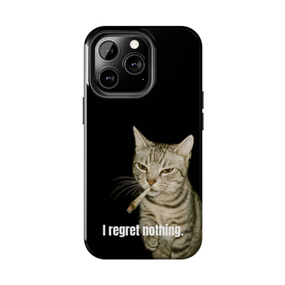 Tough Phone Case 'Smoking Cat' - RUDECAPS