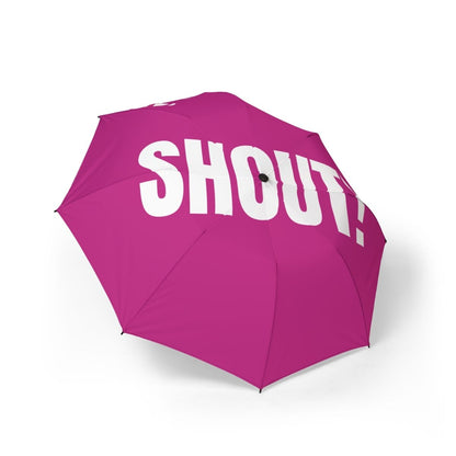 Customizable Umbrella 'SHOUT!' - Pink *** - RUDECAPS