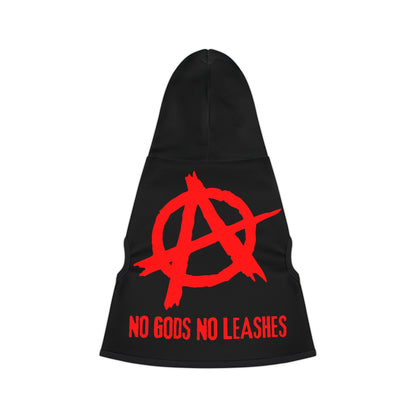 Pet Hoodie 'No Gods No Leashes'