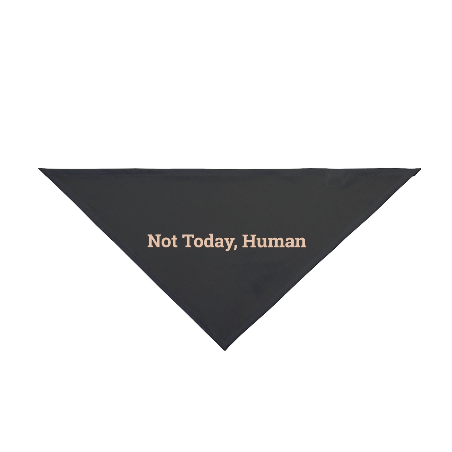 Pet Bandana 'Not Today, Human'