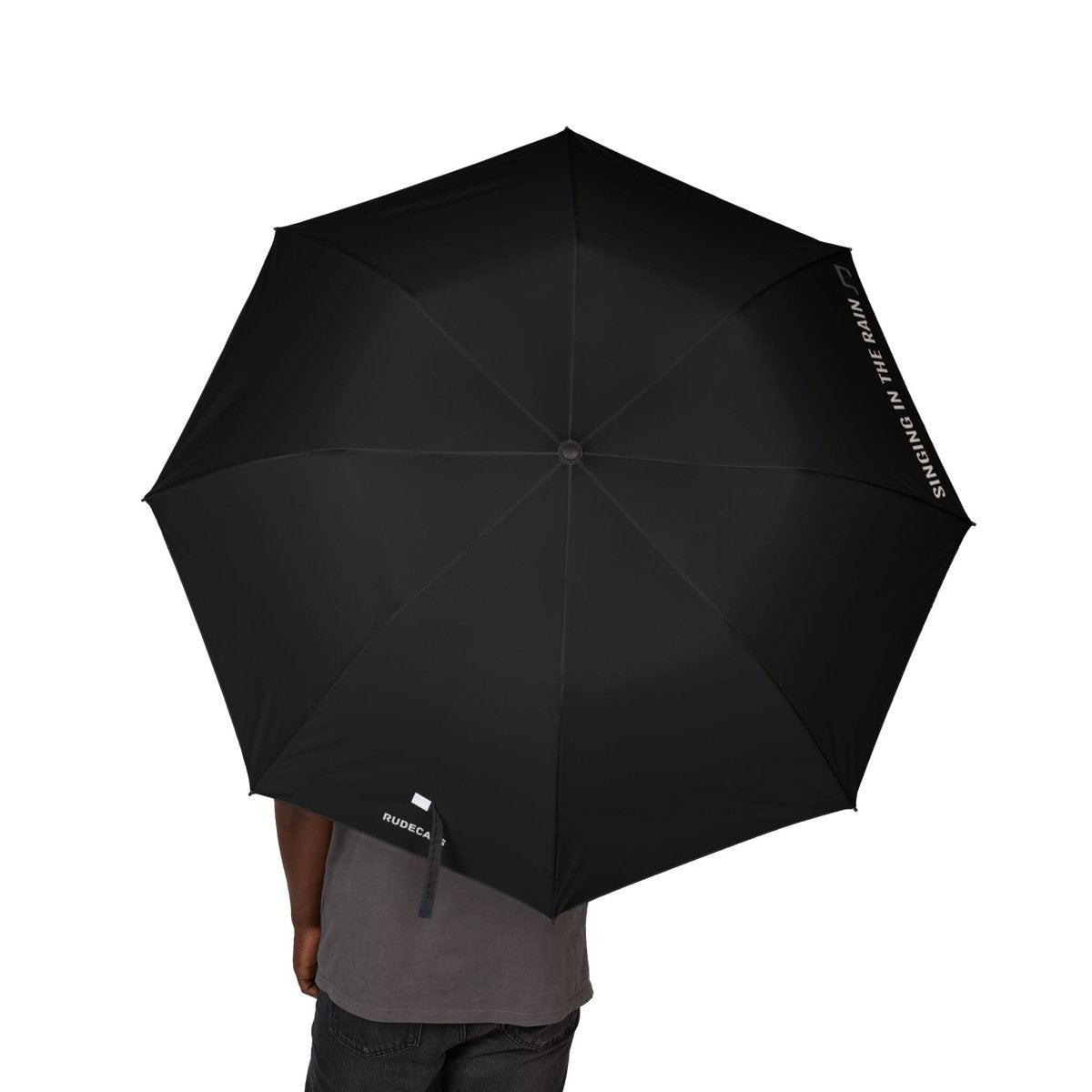 Umbrella 'Singing In The Rain' | Customizable Text - RUDECAPS